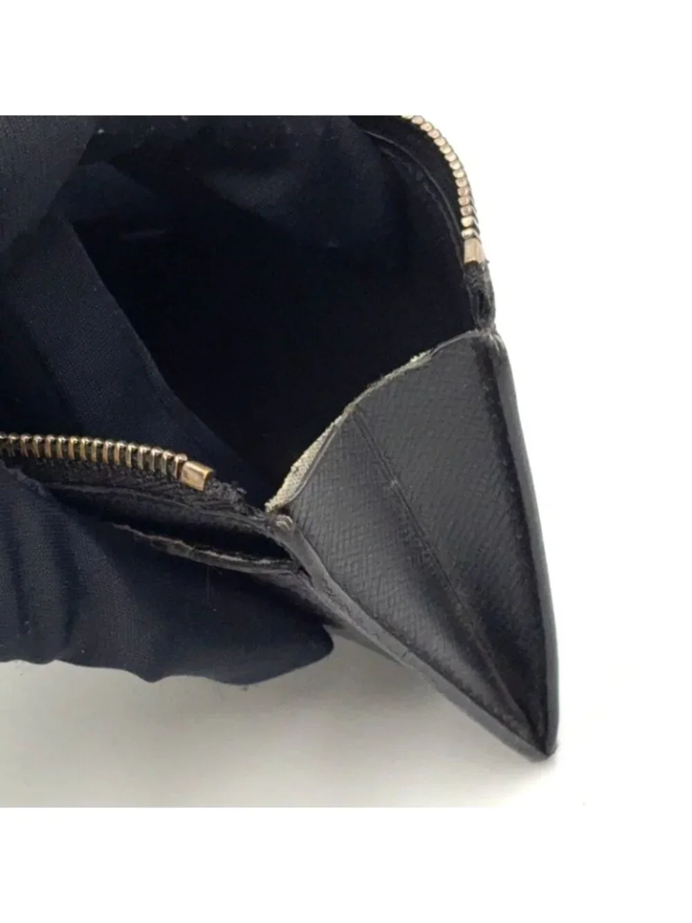 Louis Vuitton Coin Card Case Monogram Eclipse Enabled Leather Gray Black Purse
